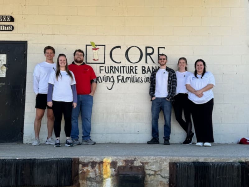 Law Students at Law Cares Site